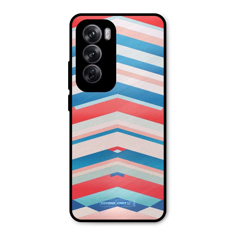 Unique Vibrant Colours Metal Back Case for Oppo Reno12 Pro