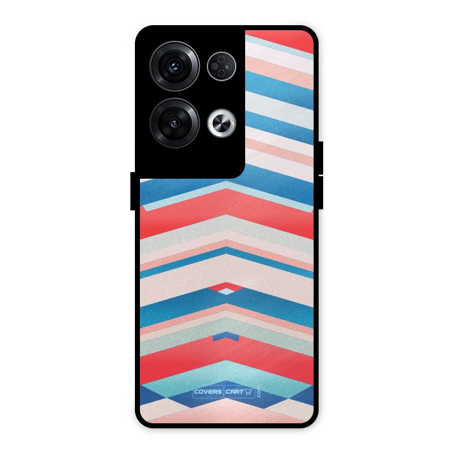 Unique Vibrant Colours Metal Back Case for Oppo Reno8 Pro 5G
