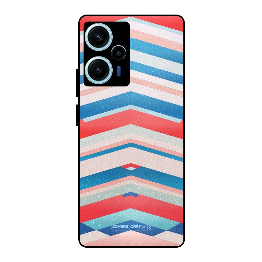 Unique Vibrant Colours Metal Back Case for Poco F5