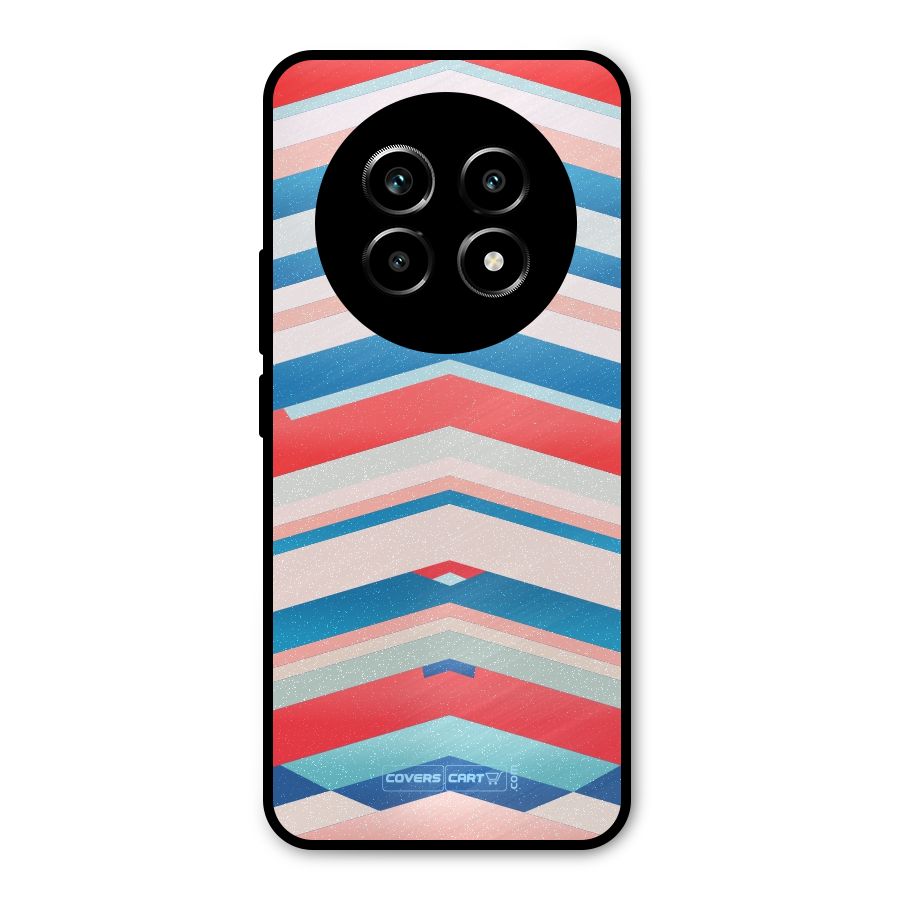 Unique Vibrant Colours Metal Back Case for Realme 14 Pro Lite