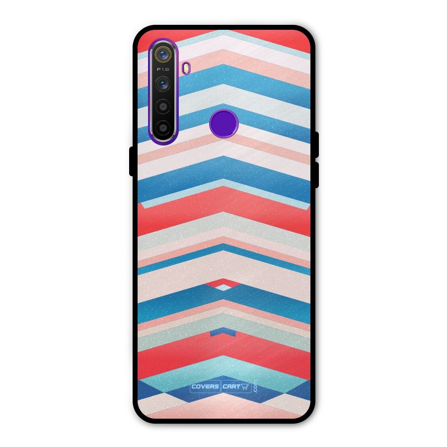 Unique Vibrant Colours Metal Back Case for Realme 5i