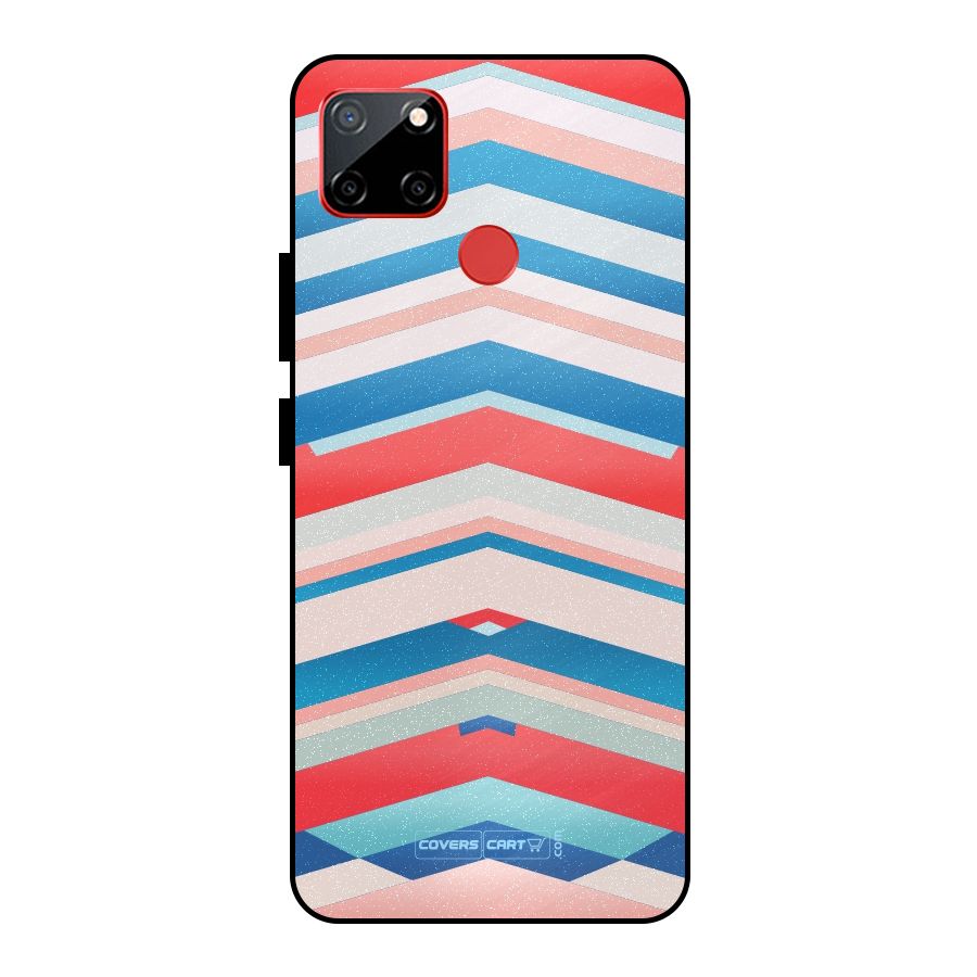 Unique Vibrant Colours Metal Back Case for Realme C12