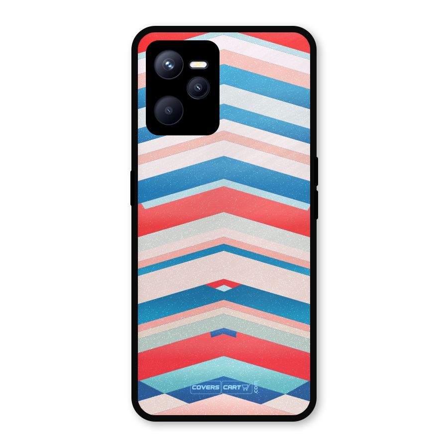 Unique Vibrant Colours Metal Back Case for Realme C35