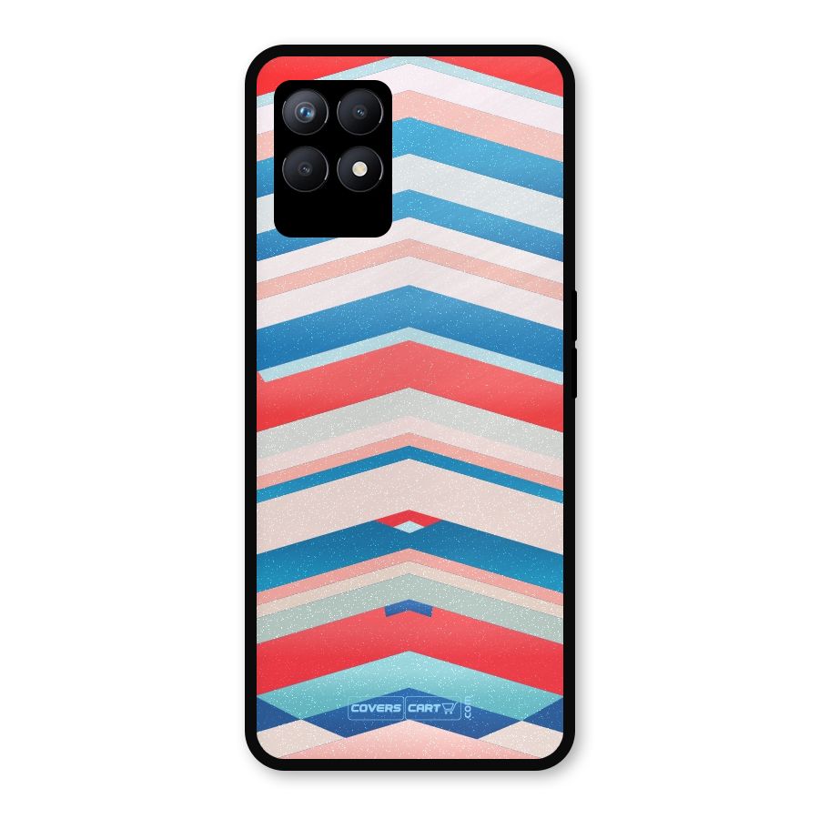 Unique Vibrant Colours Metal Back Case for Realme Narzo 50