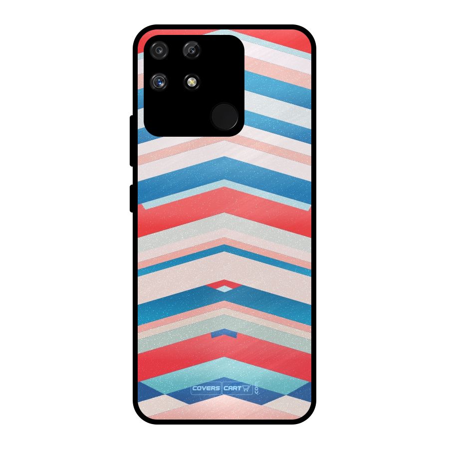 Unique Vibrant Colours Metal Back Case for Realme Narzo 50A