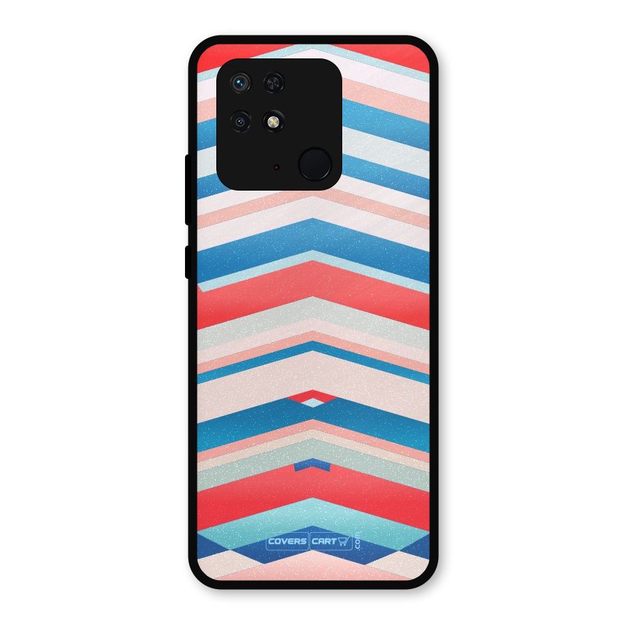 Unique Vibrant Colours Metal Back Case for Redmi 10