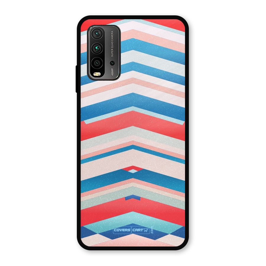 Unique Vibrant Colours Metal Back Case for Redmi 9 Power