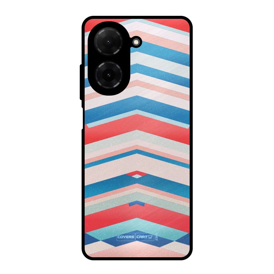 Unique Vibrant Colours Metal Back Case for Redmi A5 4G