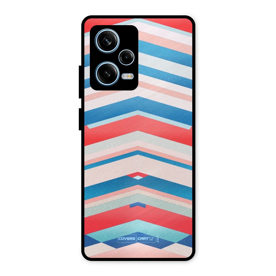 Unique Vibrant Colours Metal Back Case for Redmi Note 12 Pro