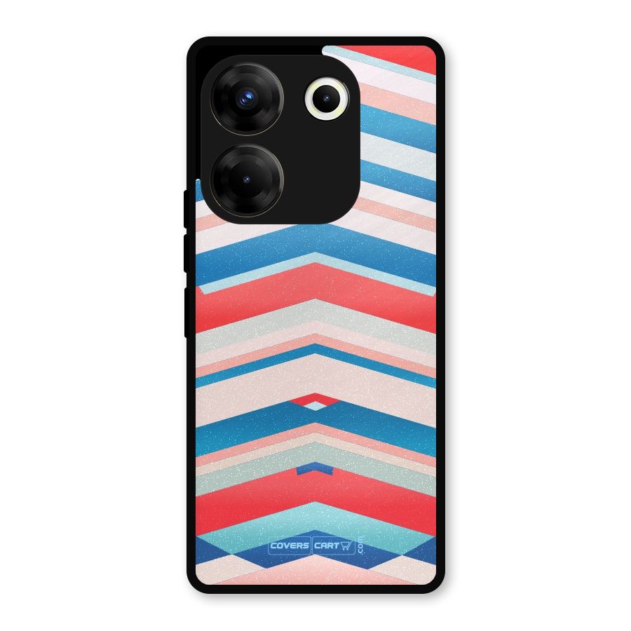 Unique Vibrant Colours Metal Back Case for Tecno Camon 20