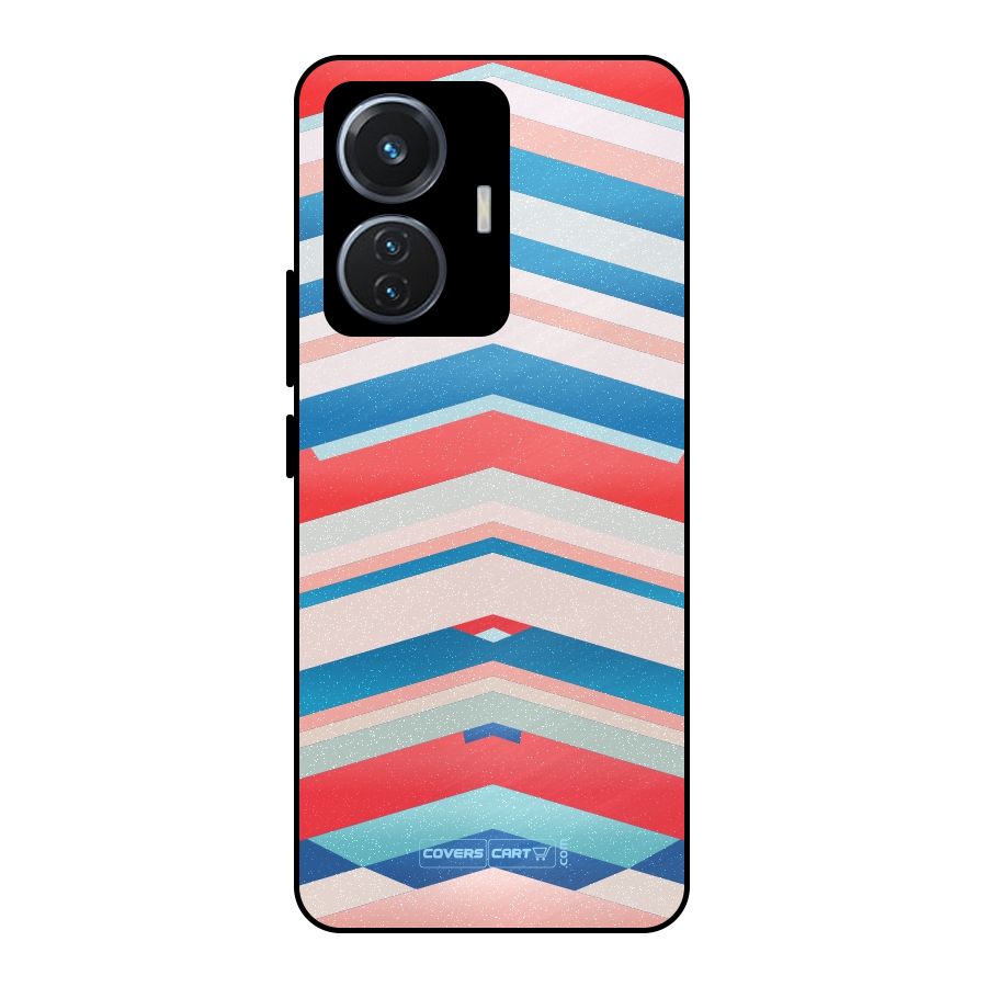 Unique Vibrant Colours Metal Back Case for Vivo T1 44W