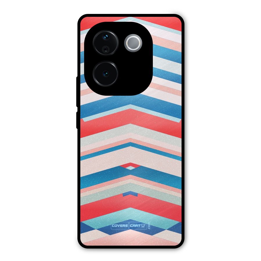 Unique Vibrant Colours Metal Back Case for Vivo T3 Pro