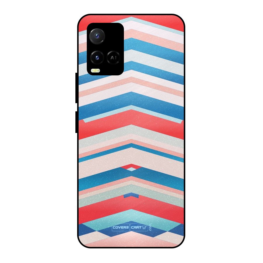 Unique Vibrant Colours Metal Back Case for Vivo Y21