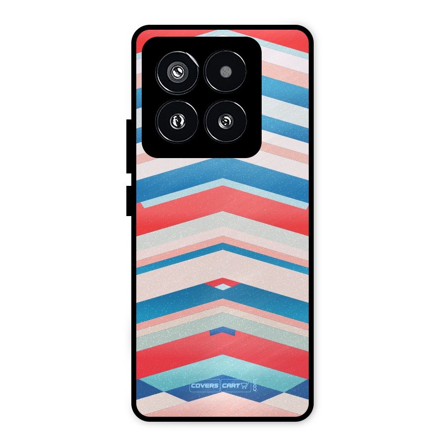 Unique Vibrant Colours Metal Back Case for Xiaomi 14 Pro
