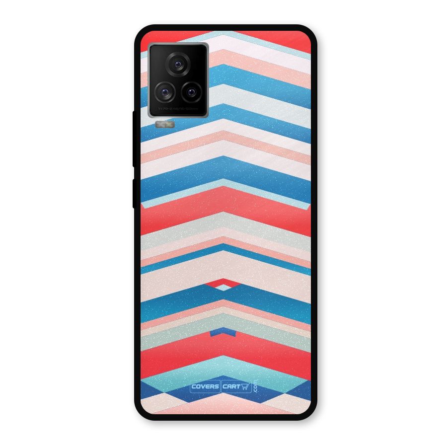 Unique Vibrant Colours Metal Back Case for iQOO 7 Legend 5G