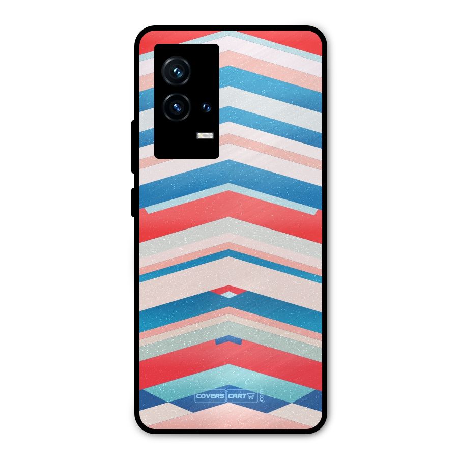 Unique Vibrant Colours Metal Back Case for iQOO 9 5G