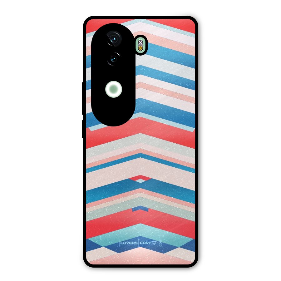 Unique Vibrant Colours Metal Back Case for iQOO Z9s