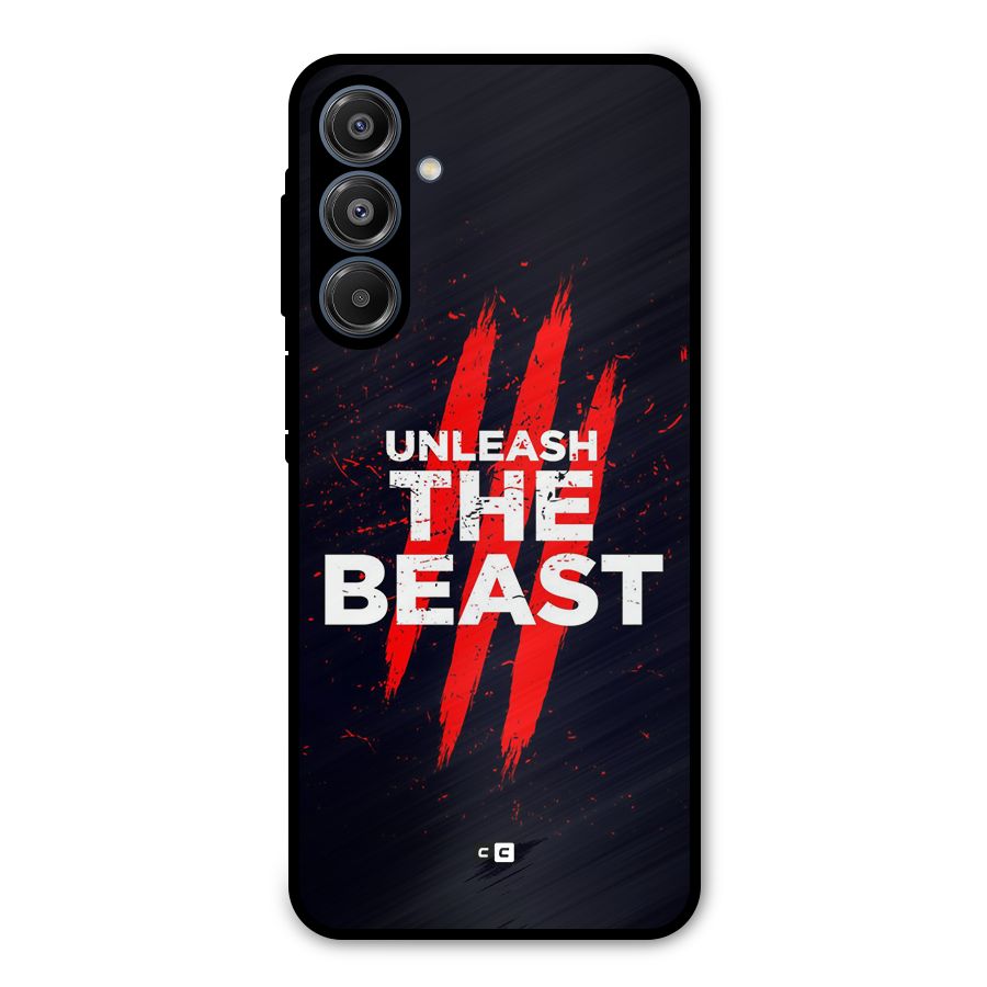 Unleash The Beast Metal Back Case for Galaxy A16 5G