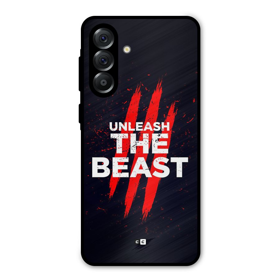 Unleash The Beast Metal Back Case for Galaxy A56