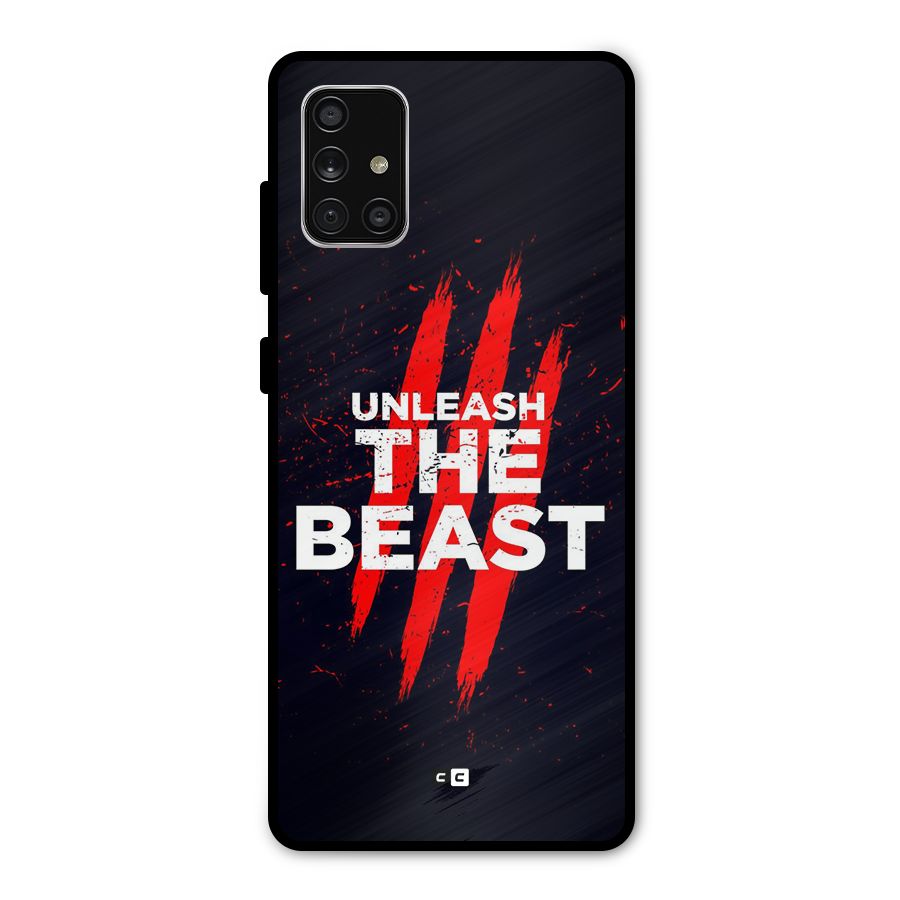 Unleash The Beast Metal Back Case for Galaxy A71