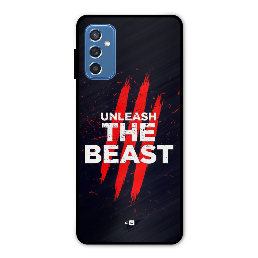Unleash The Beast Metal Back Case for Galaxy M52 5G