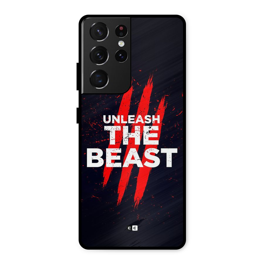 Unleash The Beast Metal Back Case for Galaxy S21 Ultra 5G