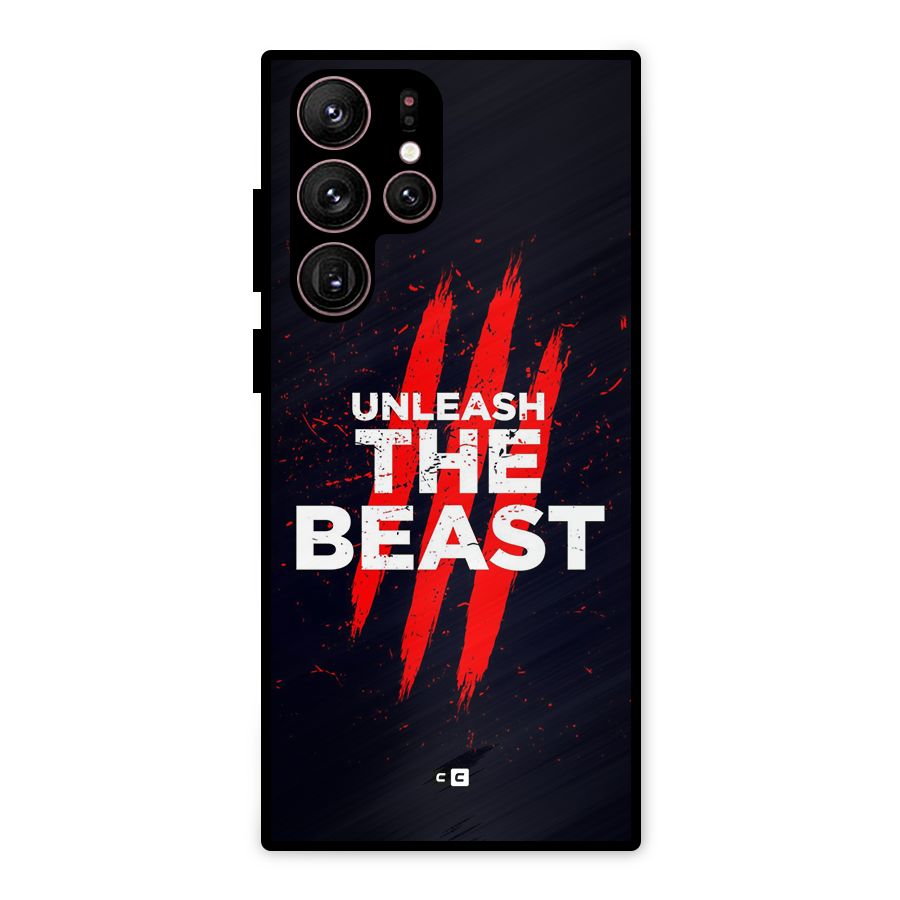 Unleash The Beast Metal Back Case for Galaxy S22 Ultra 5G