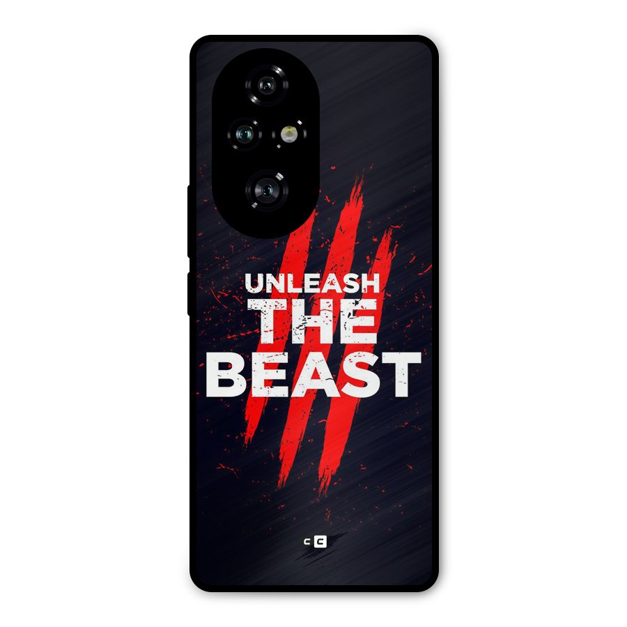 Unleash The Beast Metal Back Case for Honor 200 Pro