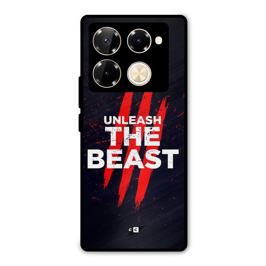 Unleash The Beast Metal Back Case for Infinix Note 40 Pro
