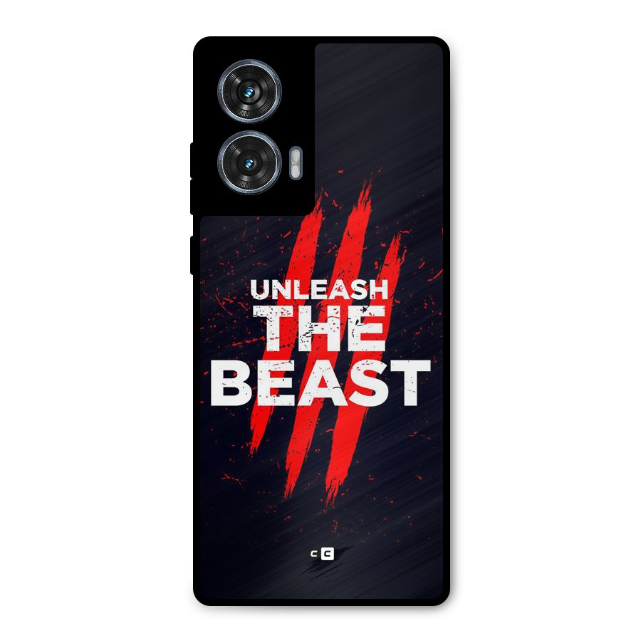 Unleash The Beast Metal Back Case for Motorola Edge 50 Fusion