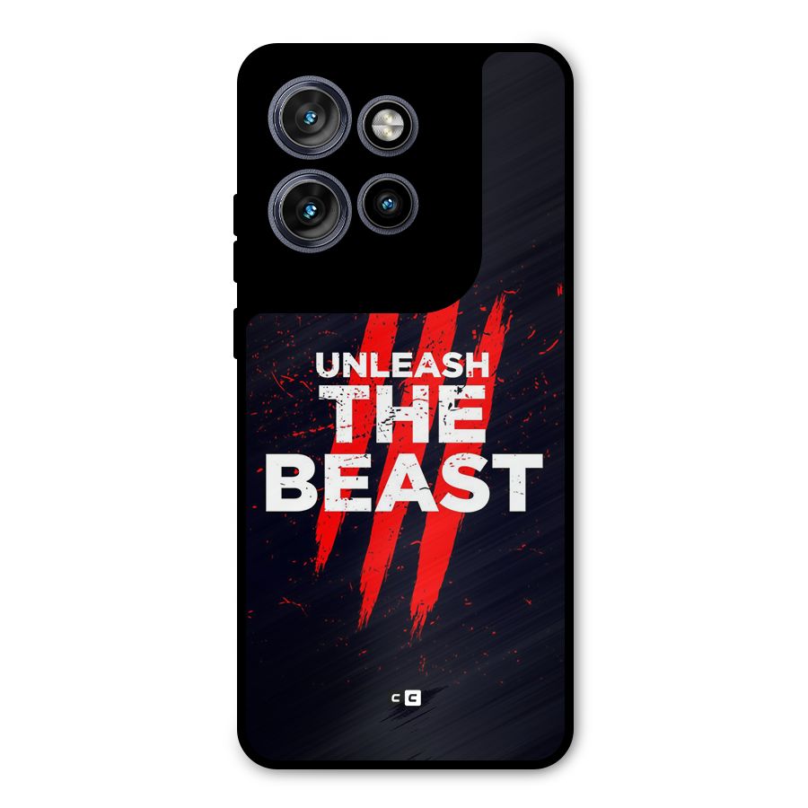 Unleash The Beast Metal Back Case for Motorola Edge 50 Neo