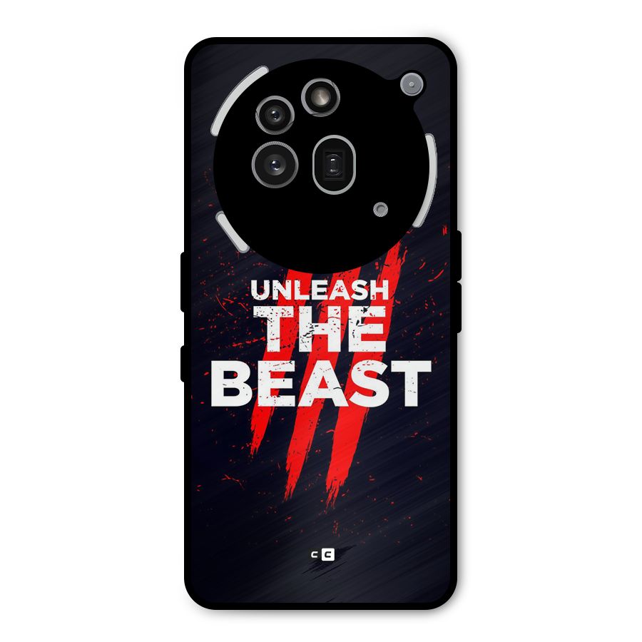 Unleash The Beast Metal Back Case for Nothing Phone 3a Pro