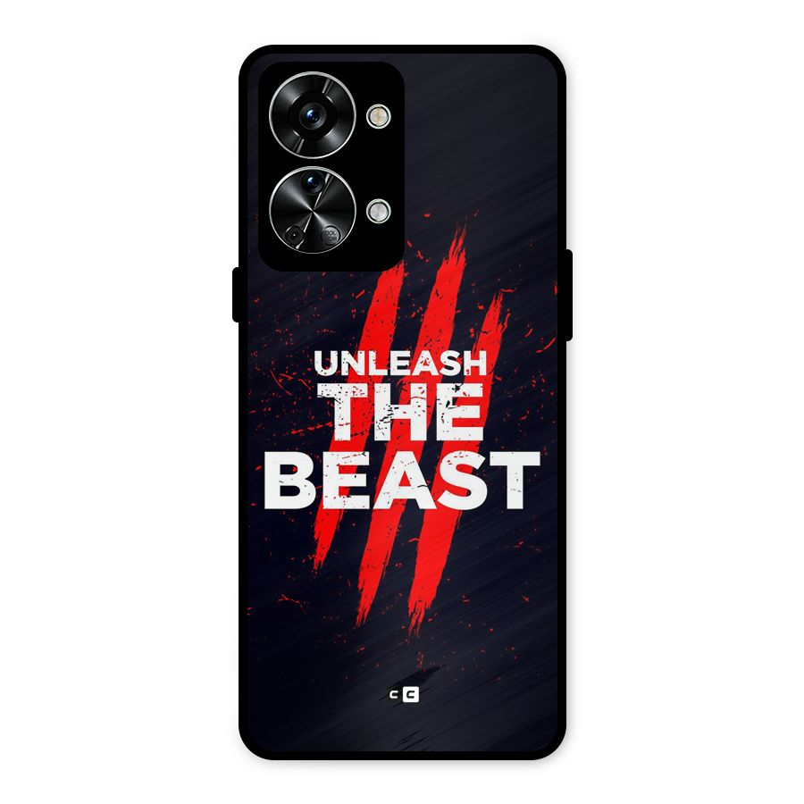 Unleash The Beast Metal Back Case for OnePlus Nord 2T