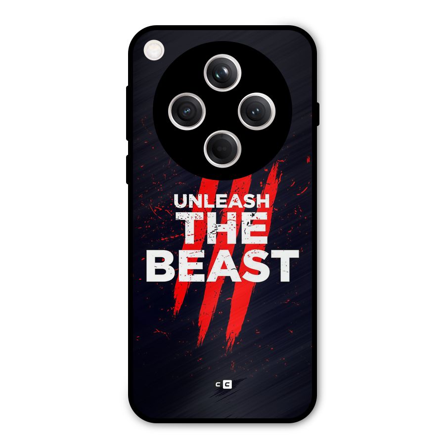 Unleash The Beast Metal Back Case for Oppo Find X8