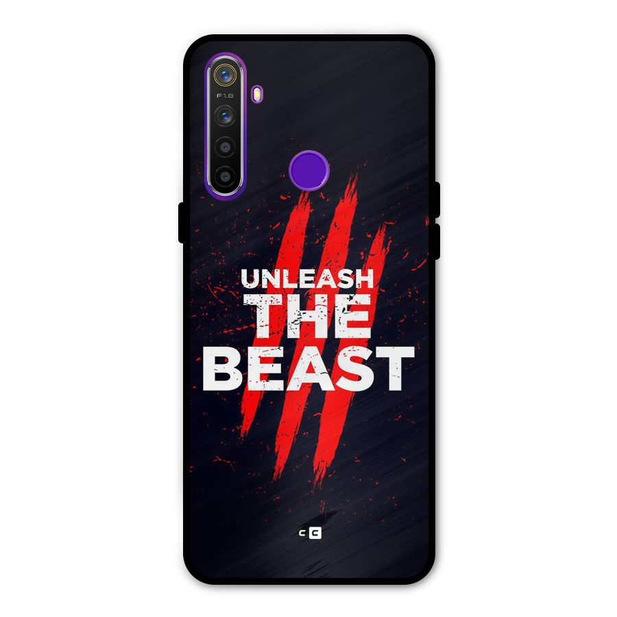 Unleash The Beast Metal Back Case for Realme 5i