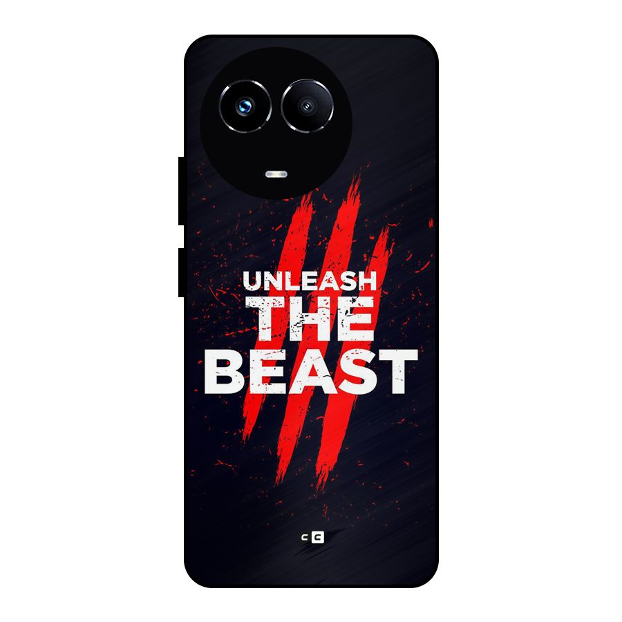 Unleash The Beast Metal Back Case for Realme Narzo 60X