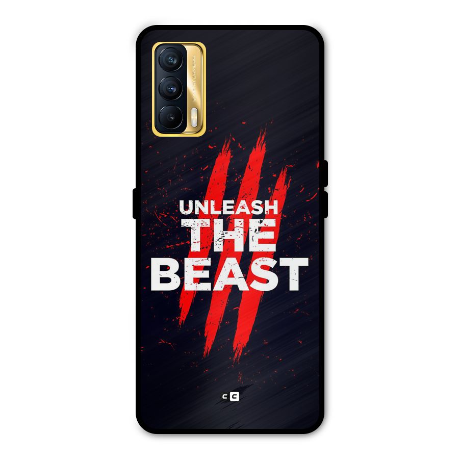 Unleash The Beast Metal Back Case for Realme X7