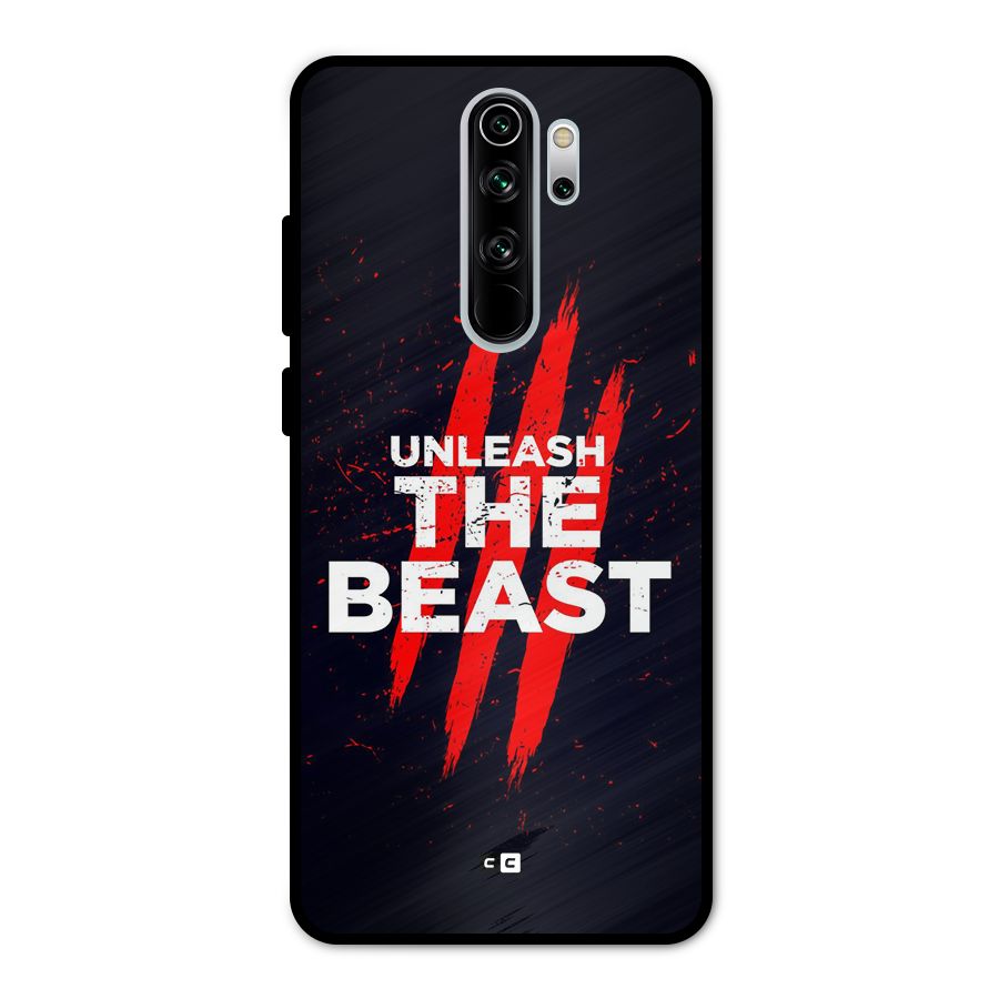 Unleash The Beast Metal Back Case for Redmi Note 8 Pro