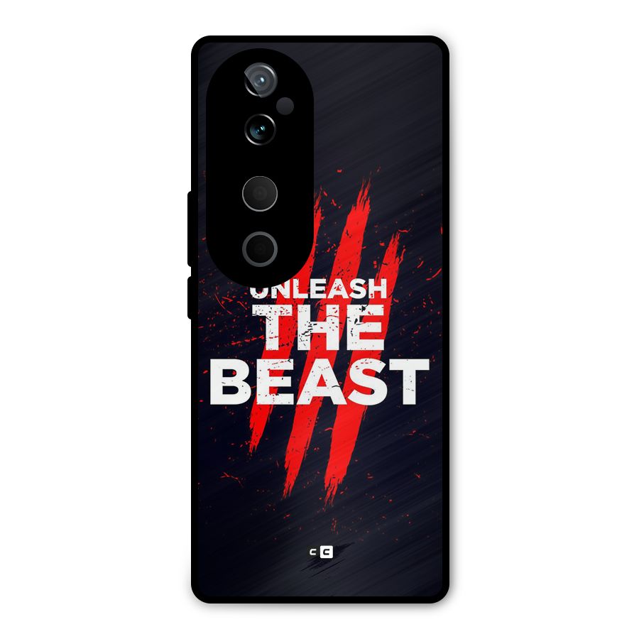 Unleash The Beast Metal Back Case for Vivo T3 Ultra