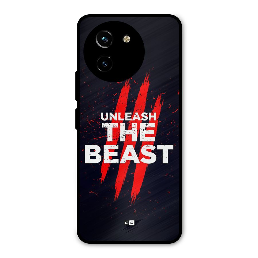 Unleash The Beast Metal Back Case for Vivo T3x