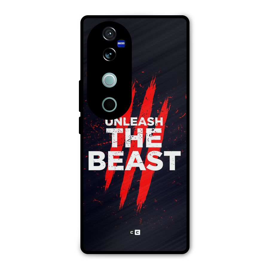 Unleash The Beast Metal Back Case for Vivo V40