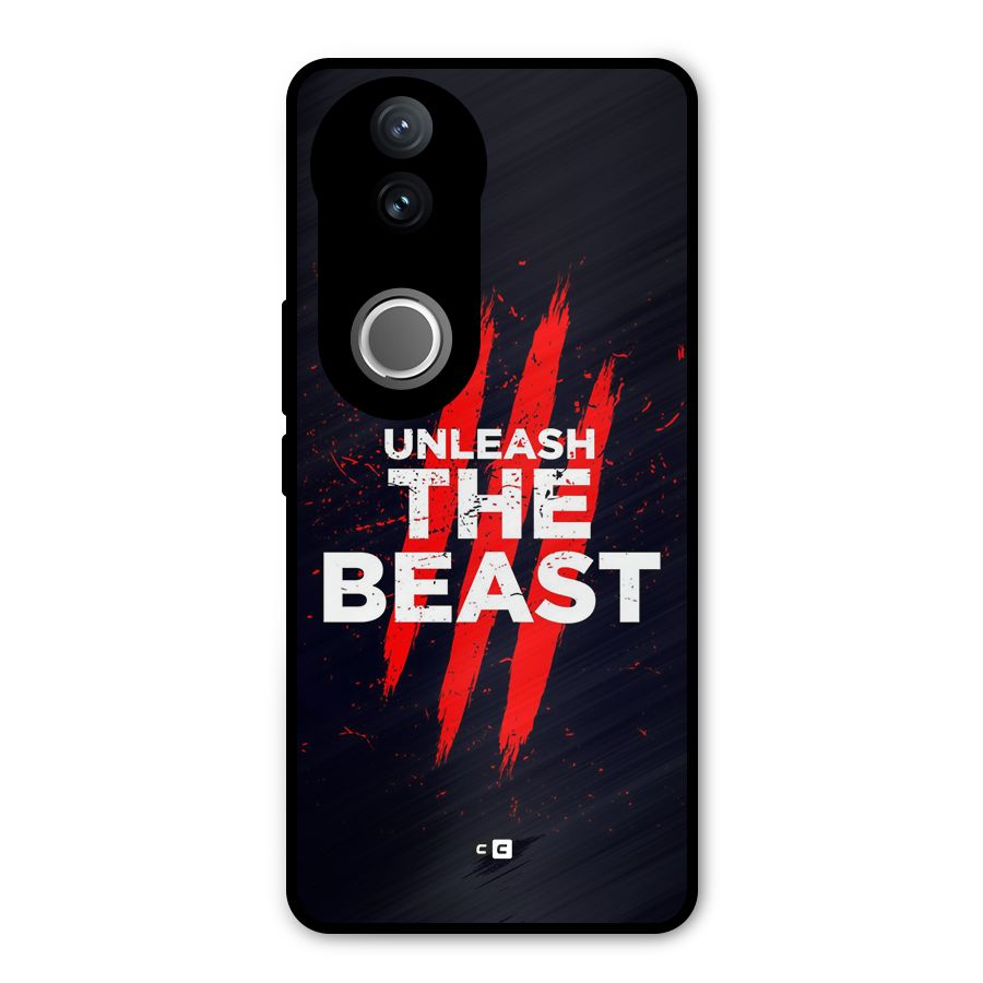 Unleash The Beast Metal Back Case for Vivo V50e