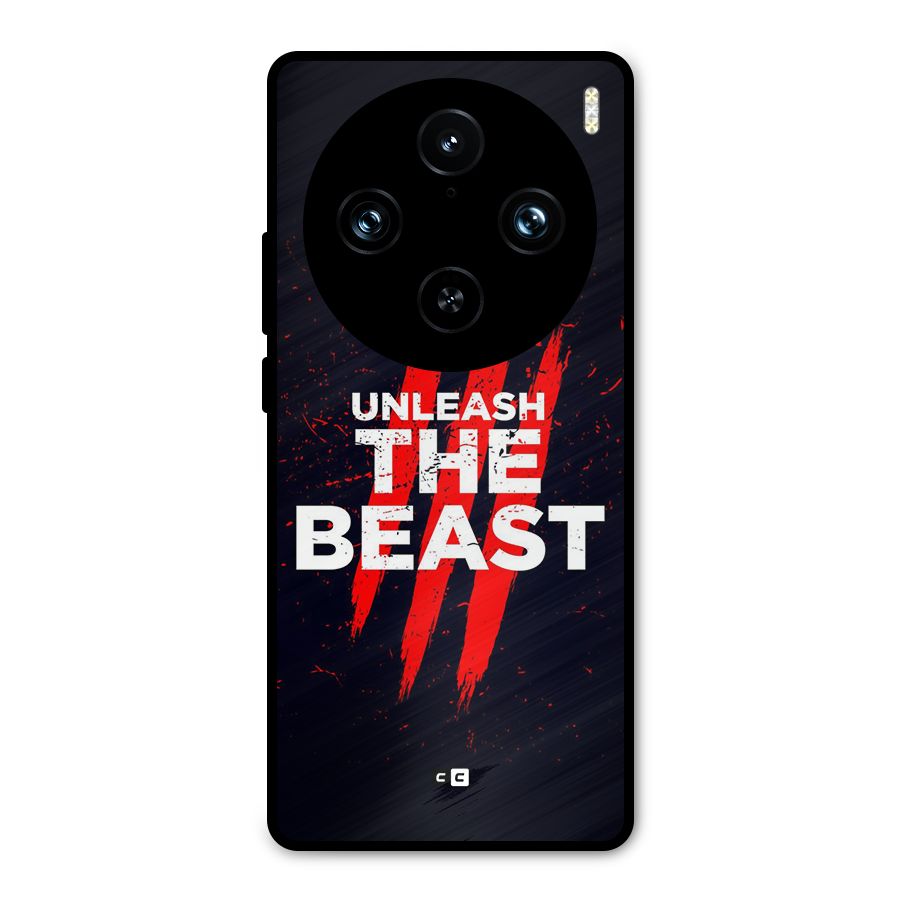 Unleash The Beast Metal Back Case for Vivo X100 Pro