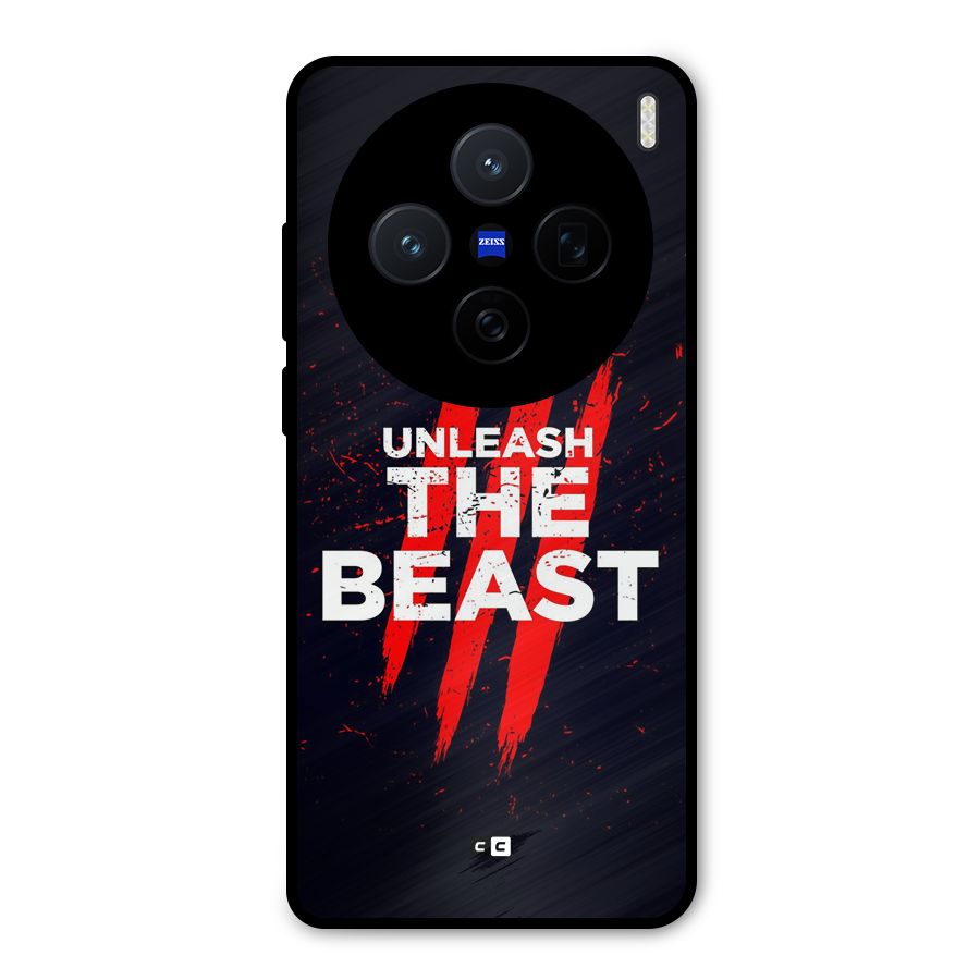 Unleash The Beast Metal Back Case for Vivo X200