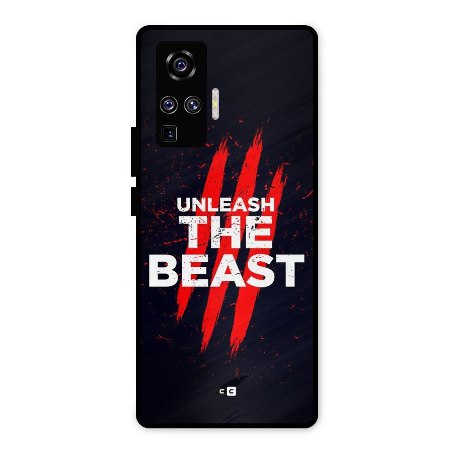 Unleash The Beast Metal Back Case for Vivo X50 Pro