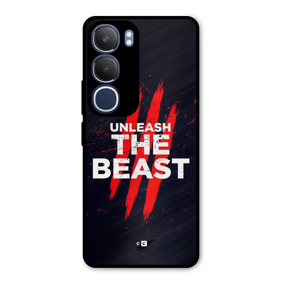 Unleash The Beast Metal Back Case for Vivo Y29
