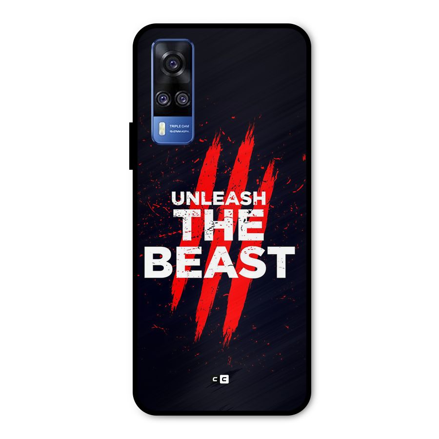 Unleash The Beast Metal Back Case for Vivo Y51A