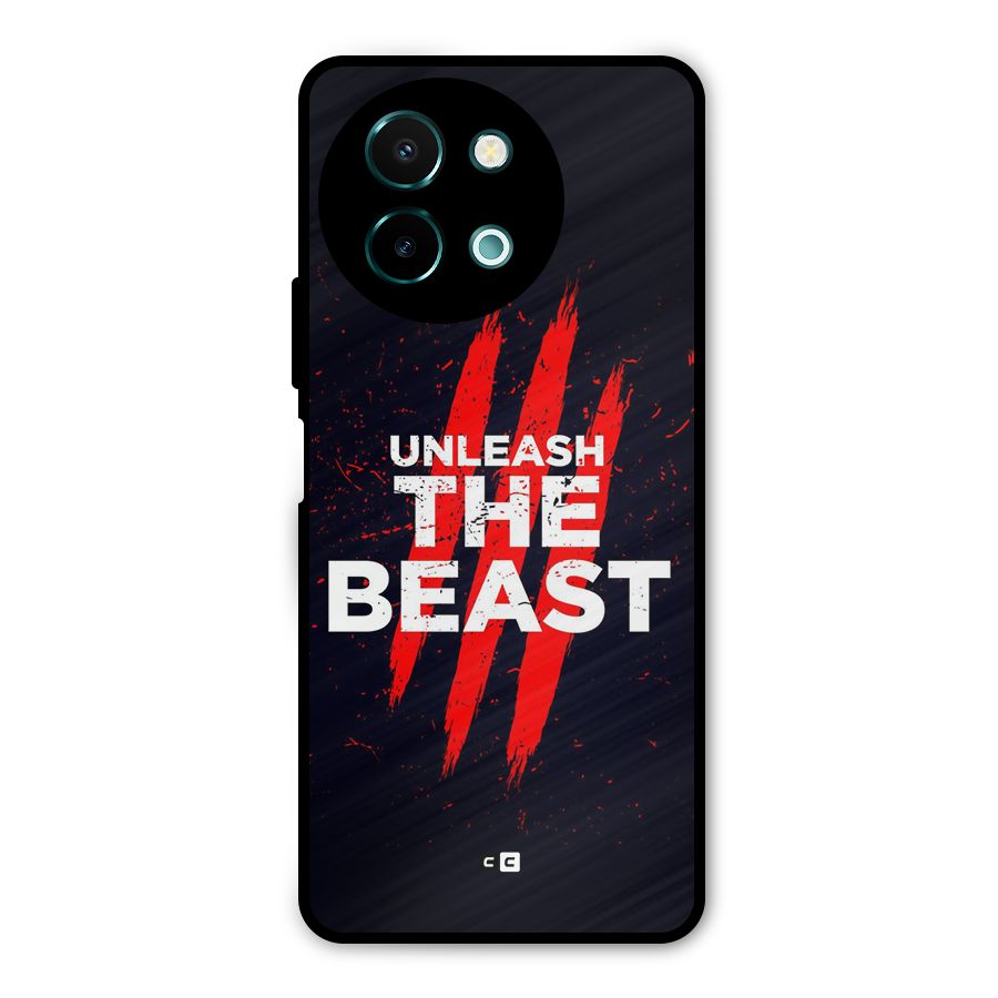 Unleash The Beast Metal Back Case for Vivo Y58