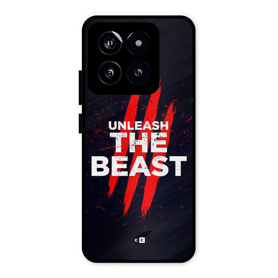 Unleash The Beast Metal Back Case for Xiaomi 14