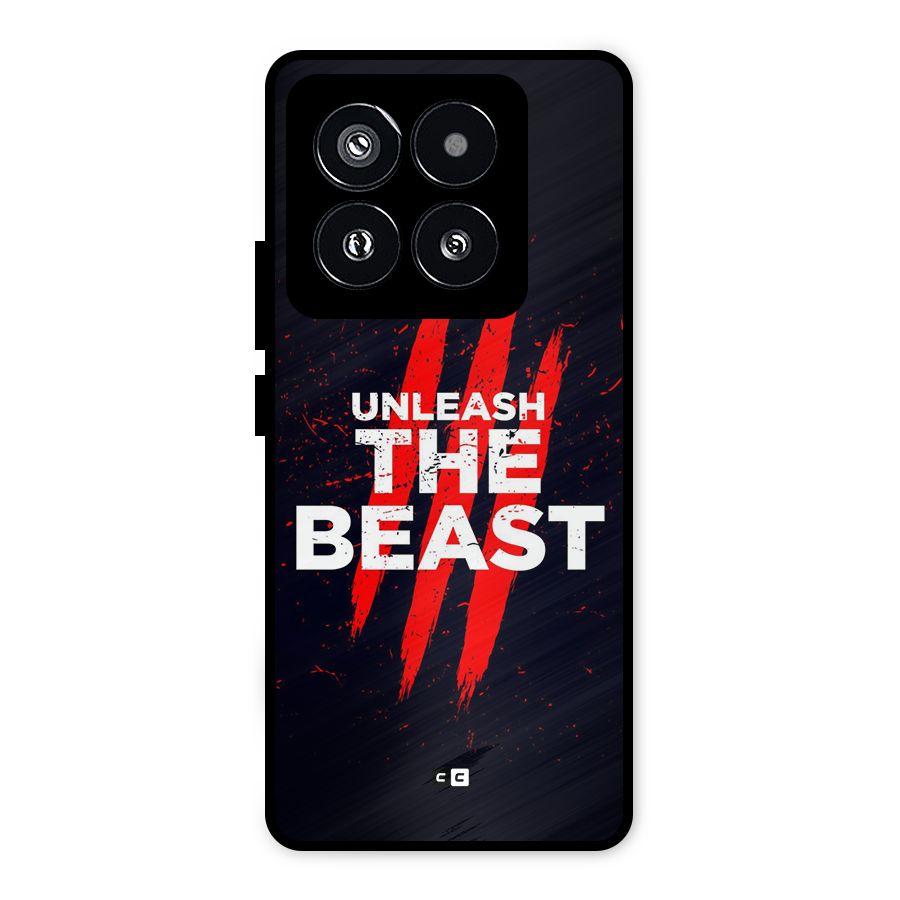 Unleash The Beast Metal Back Case for Xiaomi 14 Pro
